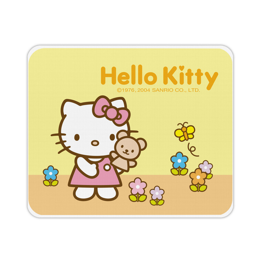 （画像用） Hello Kitty ハローキティ マウスパッド ステッチ加工 ラバー素材 防水 滑り止め 超薄型 ゲーミング/オフィス対応