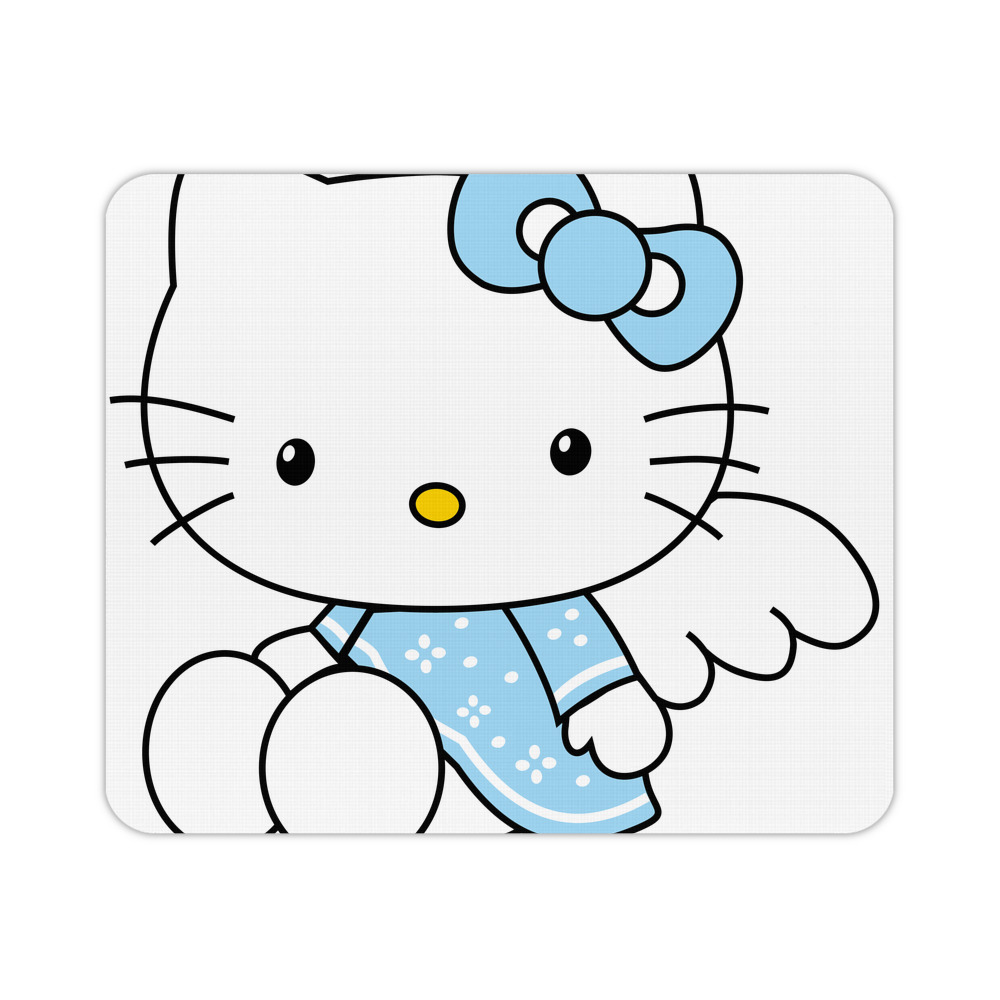 （画像用） Hello Kitty ハローキティ マウスパッド ステッチ加工 ラバー素材 防水 滑り止め 超薄型 ゲーミング/オフィス対応