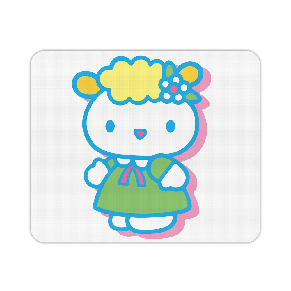 （画像用） Hello Kitty ハローキティ マウスパッド ステッチ加工 ラバー素材 防水 滑り止め 超薄型 ゲーミング/オフィス対応