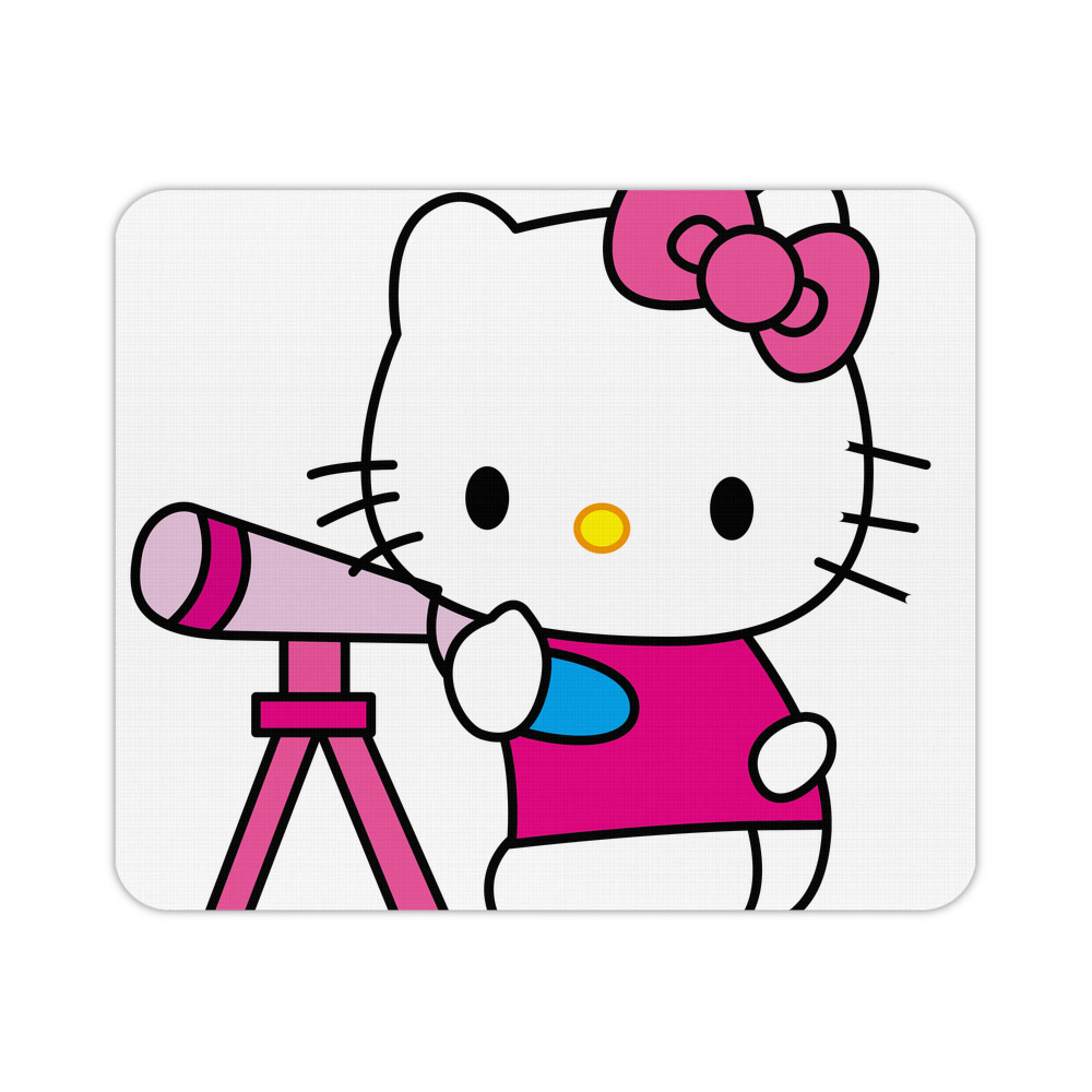（画像用） Hello Kitty ハローキティ マウスパッド ステッチ加工 ラバー素材 防水 滑り止め 超薄型 ゲーミング/オフィス対応