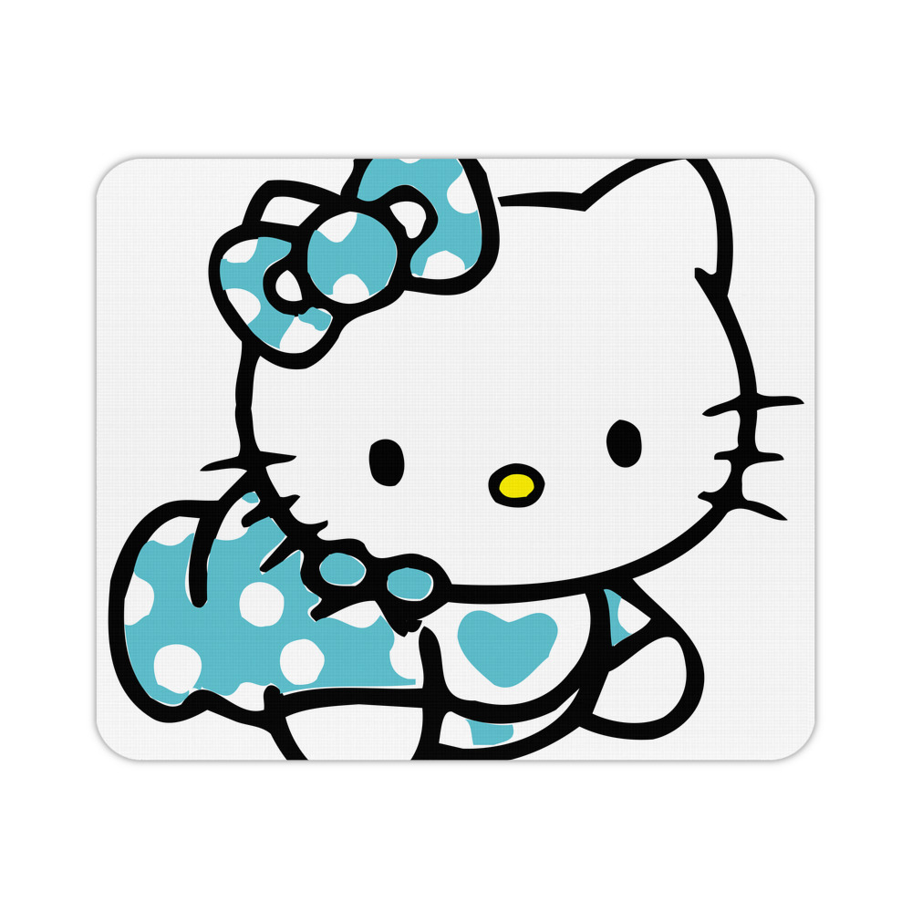 （画像用） Hello Kitty ハローキティ マウスパッド ステッチ加工 ラバー素材 防水 滑り止め 超薄型 ゲーミング/オフィス対応
