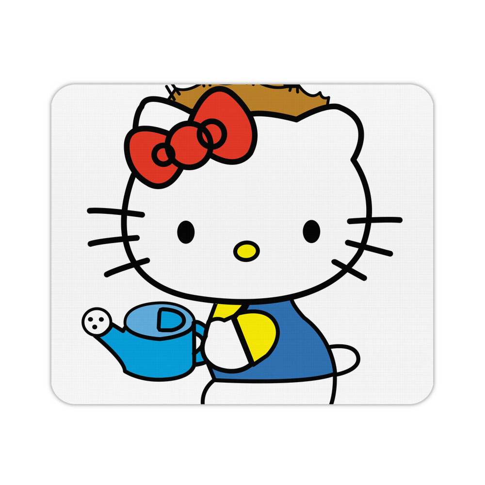 （画像用） Hello Kitty ハローキティ マウスパッド ステッチ加工 ラバー素材 防水 滑り止め 超薄型 ゲーミング/オフィス対応
