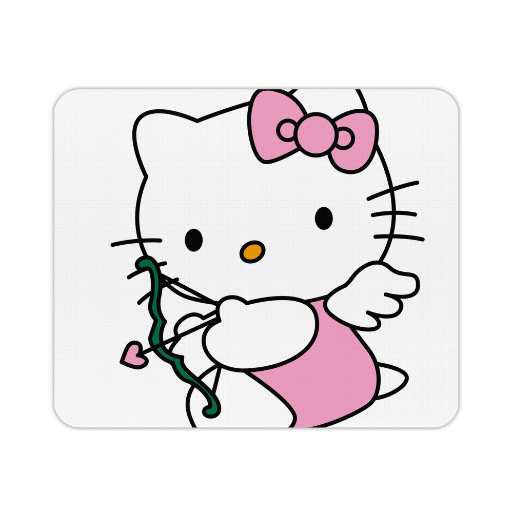 （画像用） Hello Kitty ハローキティ マウスパッド ステッチ加工 ラバー素材 防水 滑り止め 超薄型 ゲーミング/オフィス対応