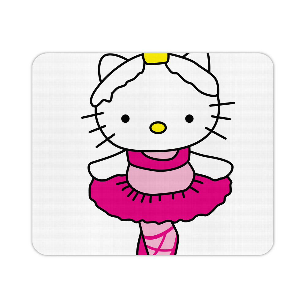 （画像用） Hello Kitty ハローキティ マウスパッド ステッチ加工 ラバー素材 防水 滑り止め 超薄型 ゲーミング/オフィス対応