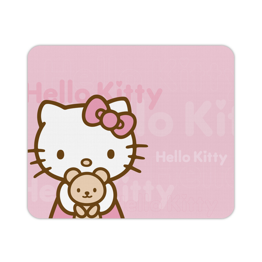 （画像用） Hello Kitty ハローキティ マウスパッド ステッチ加工 ラバー素材 防水 滑り止め 超薄型 ゲーミング/オフィス対応