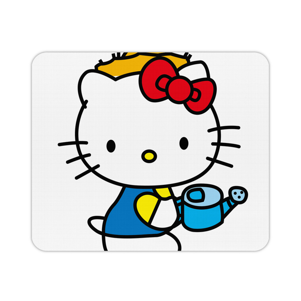 （画像用） Hello Kitty ハローキティ マウスパッド ステッチ加工 ラバー素材 防水 滑り止め 超薄型 ゲーミング/オフィス対応