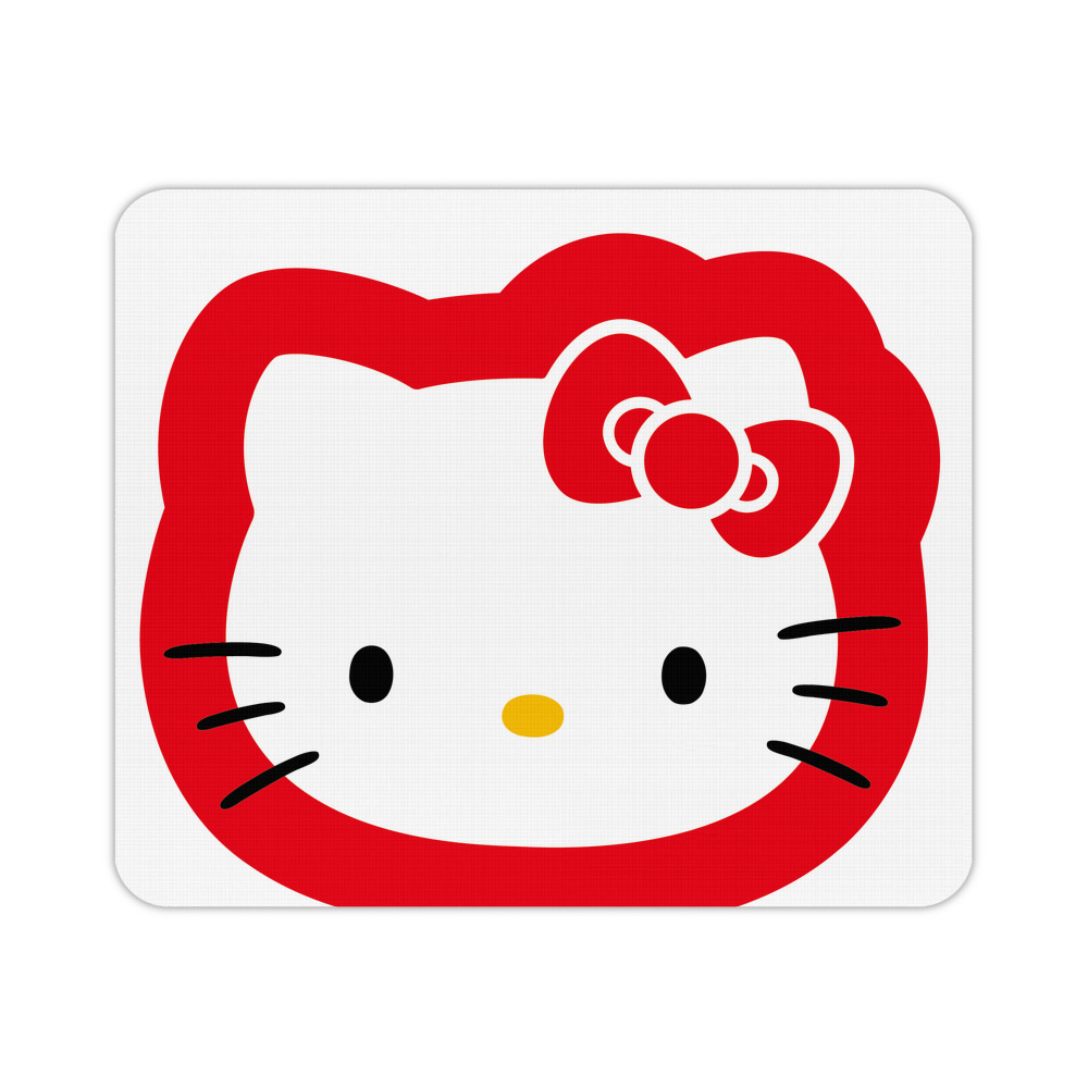 （画像用） Hello Kitty ハローキティ マウスパッド ステッチ加工 ラバー素材 防水 滑り止め 超薄型 ゲーミング/オフィス対応