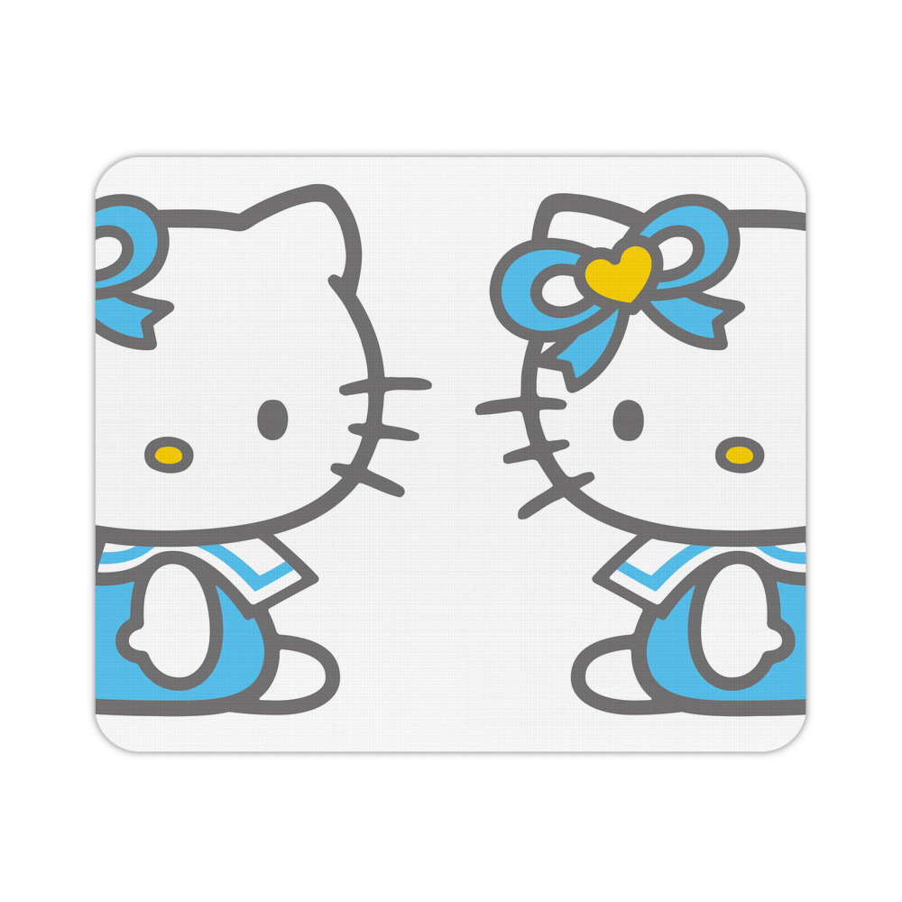 （画像用） Hello Kitty ハローキティ マウスパッド ステッチ加工 ラバー素材 防水 滑り止め 超薄型 ゲーミング/オフィス対応