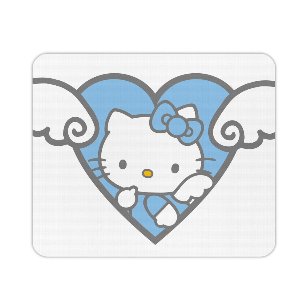 （画像用） Hello Kitty ハローキティ マウスパッド ステッチ加工 ラバー素材 防水 滑り止め 超薄型 ゲーミング/オフィス対応