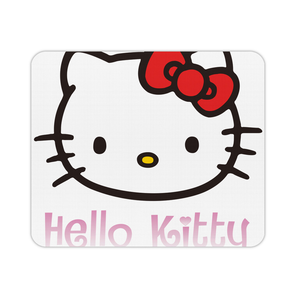 （画像用） Hello Kitty ハローキティ マウスパッド ステッチ加工 ラバー素材 防水 滑り止め 超薄型 ゲーミング/オフィス対応