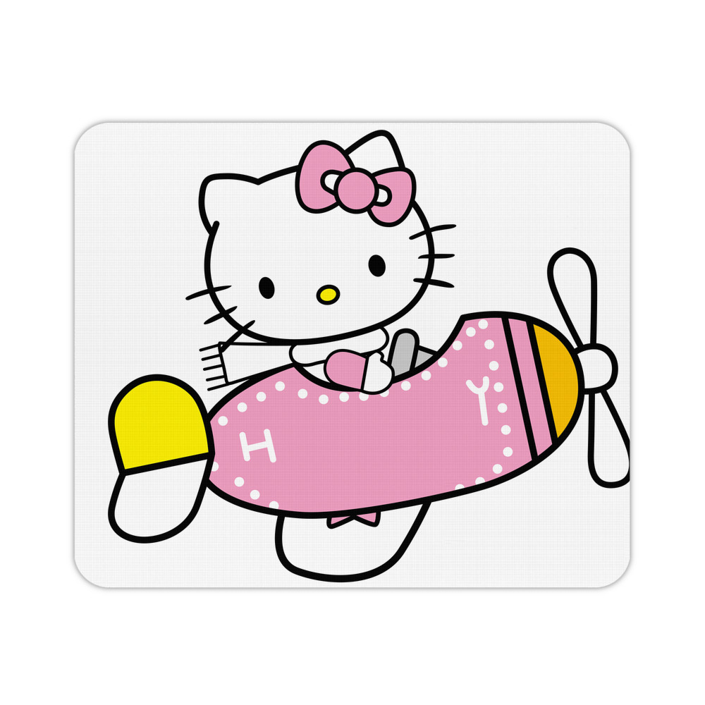 （画像用） Hello Kitty ハローキティ マウスパッド ステッチ加工 ラバー素材 防水 滑り止め 超薄型 ゲーミング/オフィス対応