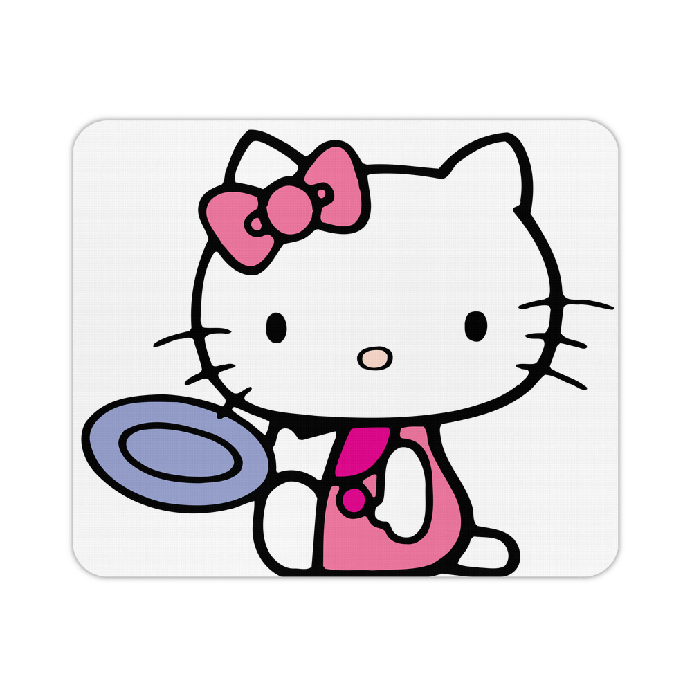（画像用） Hello Kitty ハローキティ マウスパッド ステッチ加工 ラバー素材 防水 滑り止め 超薄型 ゲーミング/オフィス対応