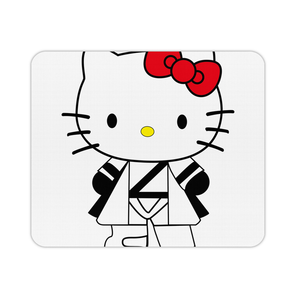 （画像用） Hello Kitty ハローキティ マウスパッド ステッチ加工 ラバー素材 防水 滑り止め 超薄型 ゲーミング/オフィス対応