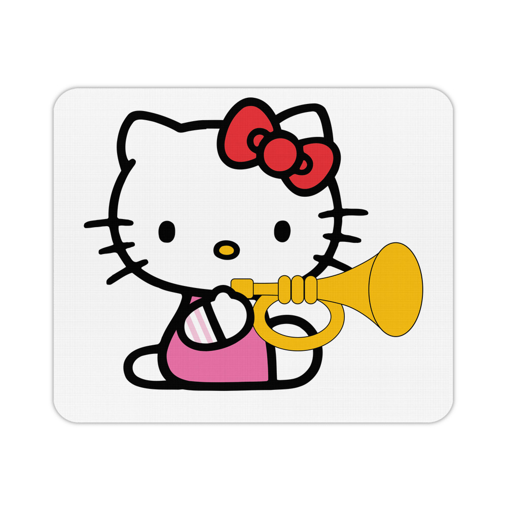 （画像用） Hello Kitty ハローキティ マウスパッド ステッチ加工 ラバー素材 防水 滑り止め 超薄型 ゲーミング/オフィス対応