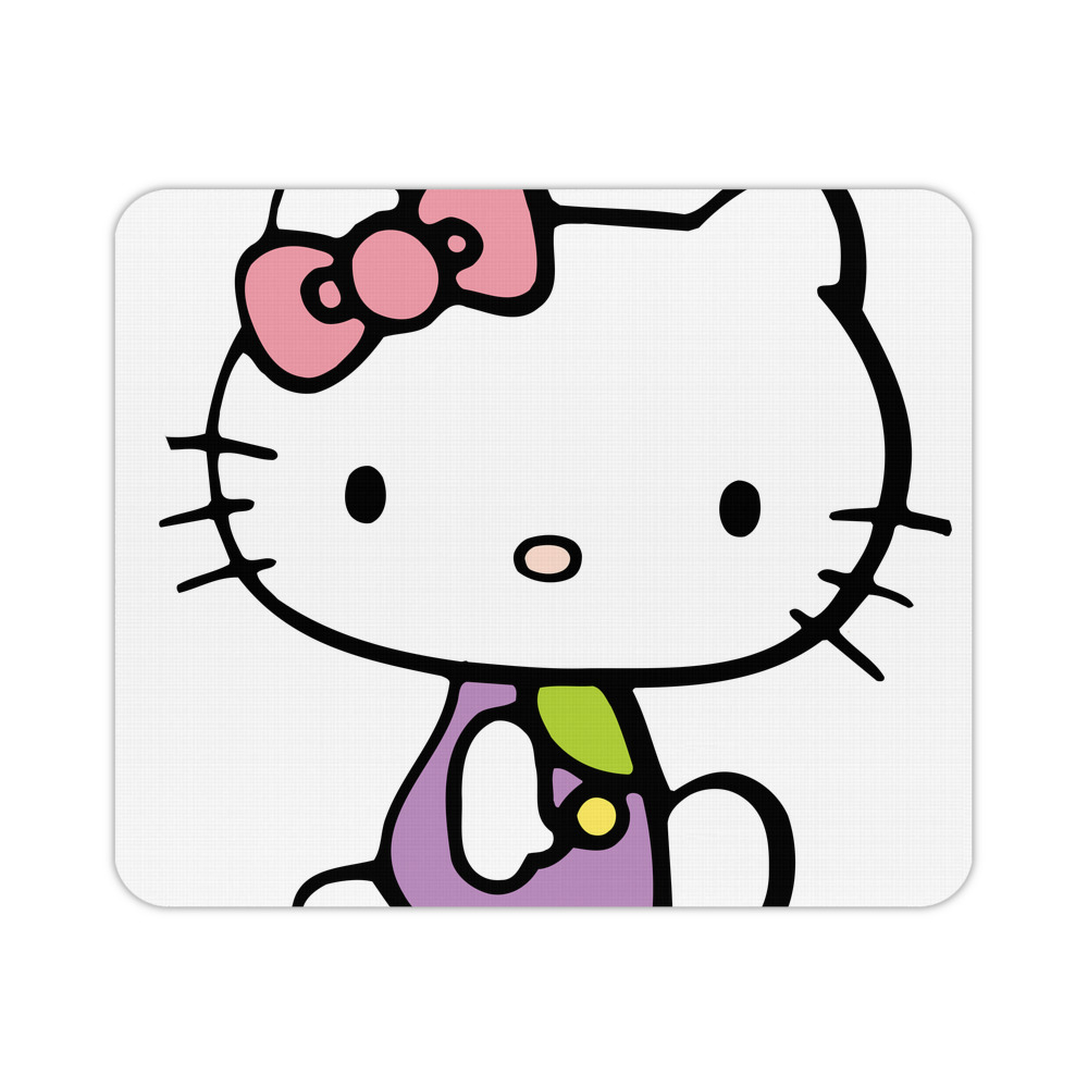 （画像用） Hello Kitty ハローキティ マウスパッド ステッチ加工 ラバー素材 防水 滑り止め 超薄型 ゲーミング/オフィス対応