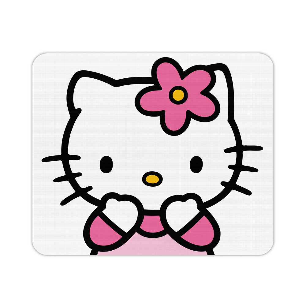 （画像用） Hello Kitty ハローキティ マウスパッド ステッチ加工 ラバー素材 防水 滑り止め 超薄型 ゲーミング/オフィス対応