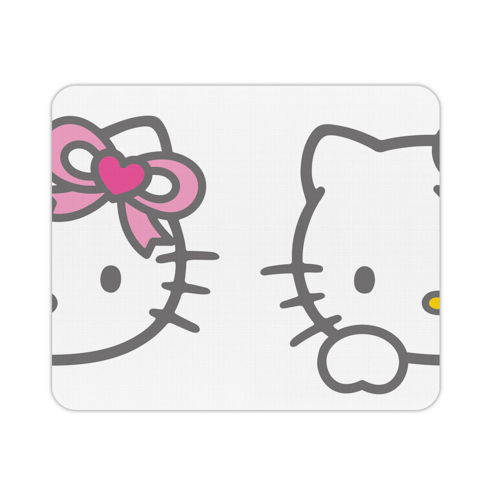 （画像用） Hello Kitty ハローキティ マウスパッド ステッチ加工 ラバー素材 防水 滑り止め 超薄型 ゲーミング/オフィス対応