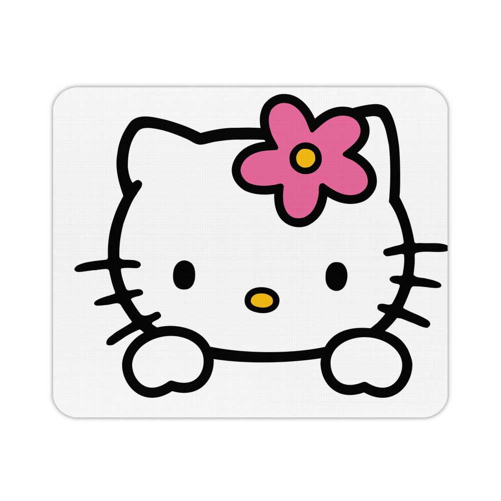 （画像用） Hello Kitty ハローキティ マウスパッド ステッチ加工 ラバー素材 防水 滑り止め 超薄型 ゲーミング/オフィス対応