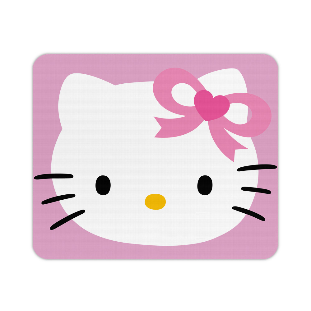 （画像用） Hello Kitty ハローキティ マウスパッド ステッチ加工 ラバー素材 防水 滑り止め 超薄型 ゲーミング/オフィス対応