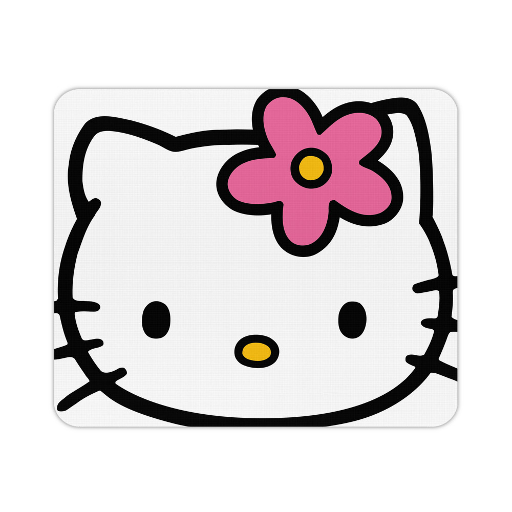 （画像用） Hello Kitty ハローキティ マウスパッド ステッチ加工 ラバー素材 防水 滑り止め 超薄型 ゲーミング/オフィス対応