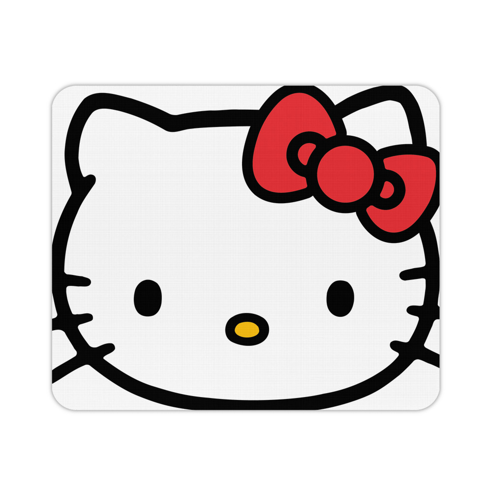 （画像用） Hello Kitty ハローキティ マウスパッド ステッチ加工 ラバー素材 防水 滑り止め 超薄型 ゲーミング/オフィス対応