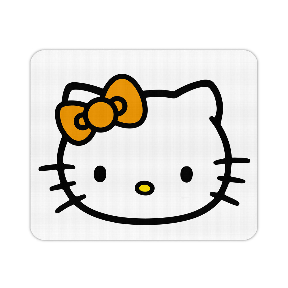 （画像用） Hello Kitty ハローキティ マウスパッド ステッチ加工 ラバー素材 防水 滑り止め 超薄型 ゲーミング/オフィス対応