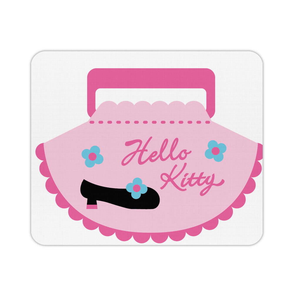 （画像用） Hello Kitty ハローキティ マウスパッド ステッチ加工 ラバー素材 防水 滑り止め 超薄型 ゲーミング/オフィス対応