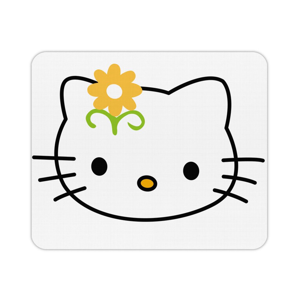 （画像用） Hello Kitty ハローキティ マウスパッド ステッチ加工 ラバー素材 防水 滑り止め 超薄型 ゲーミング/オフィス対応