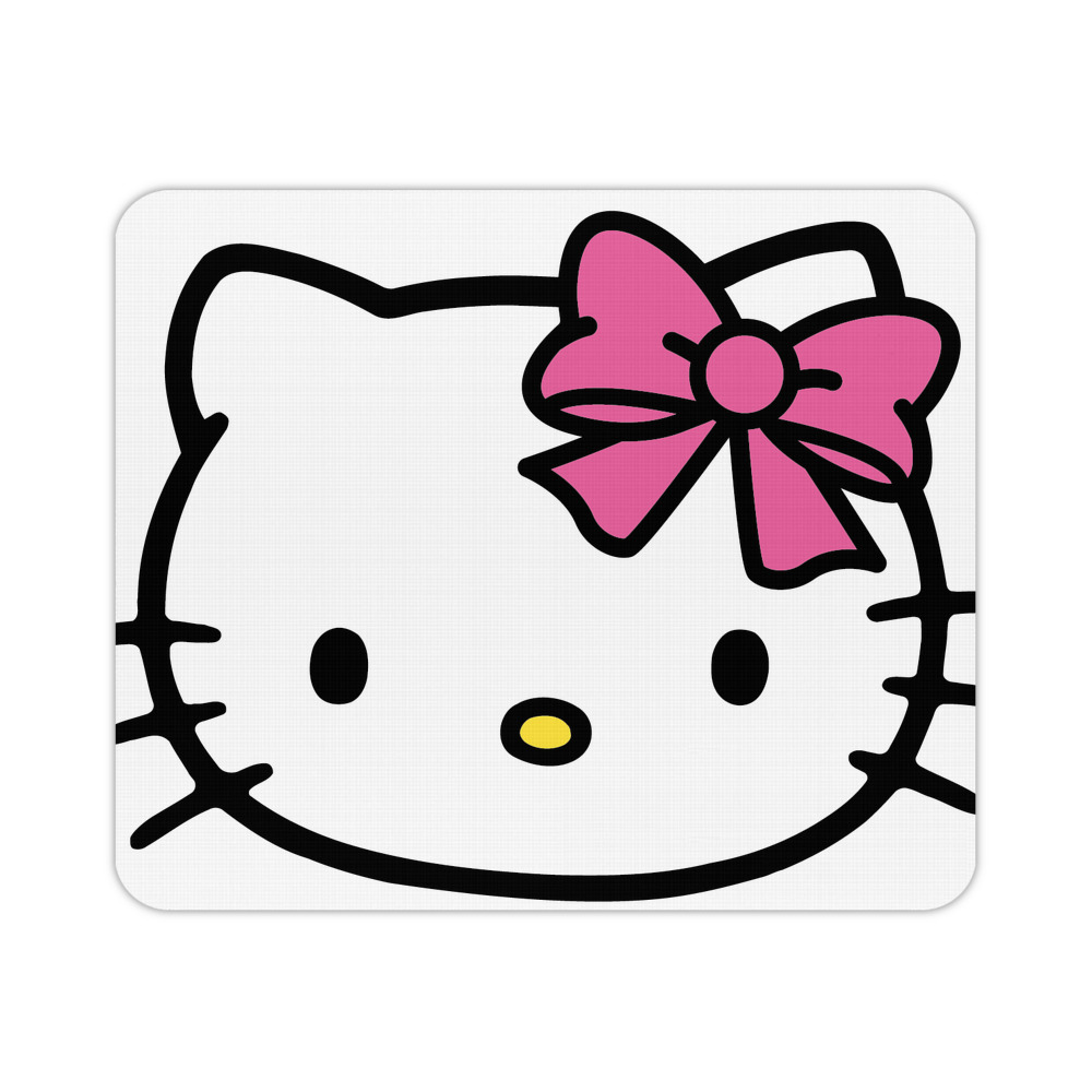 （画像用） Hello Kitty ハローキティ マウスパッド ステッチ加工 ラバー素材 防水 滑り止め 超薄型 ゲーミング/オフィス対応