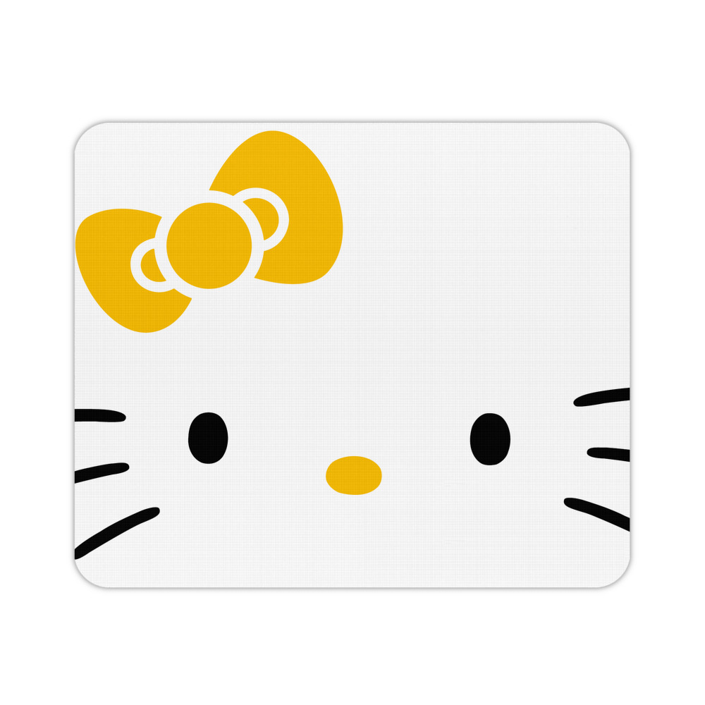（画像用） Hello Kitty ハローキティ マウスパッド ステッチ加工 ラバー素材 防水 滑り止め 超薄型 ゲーミング/オフィス対応
