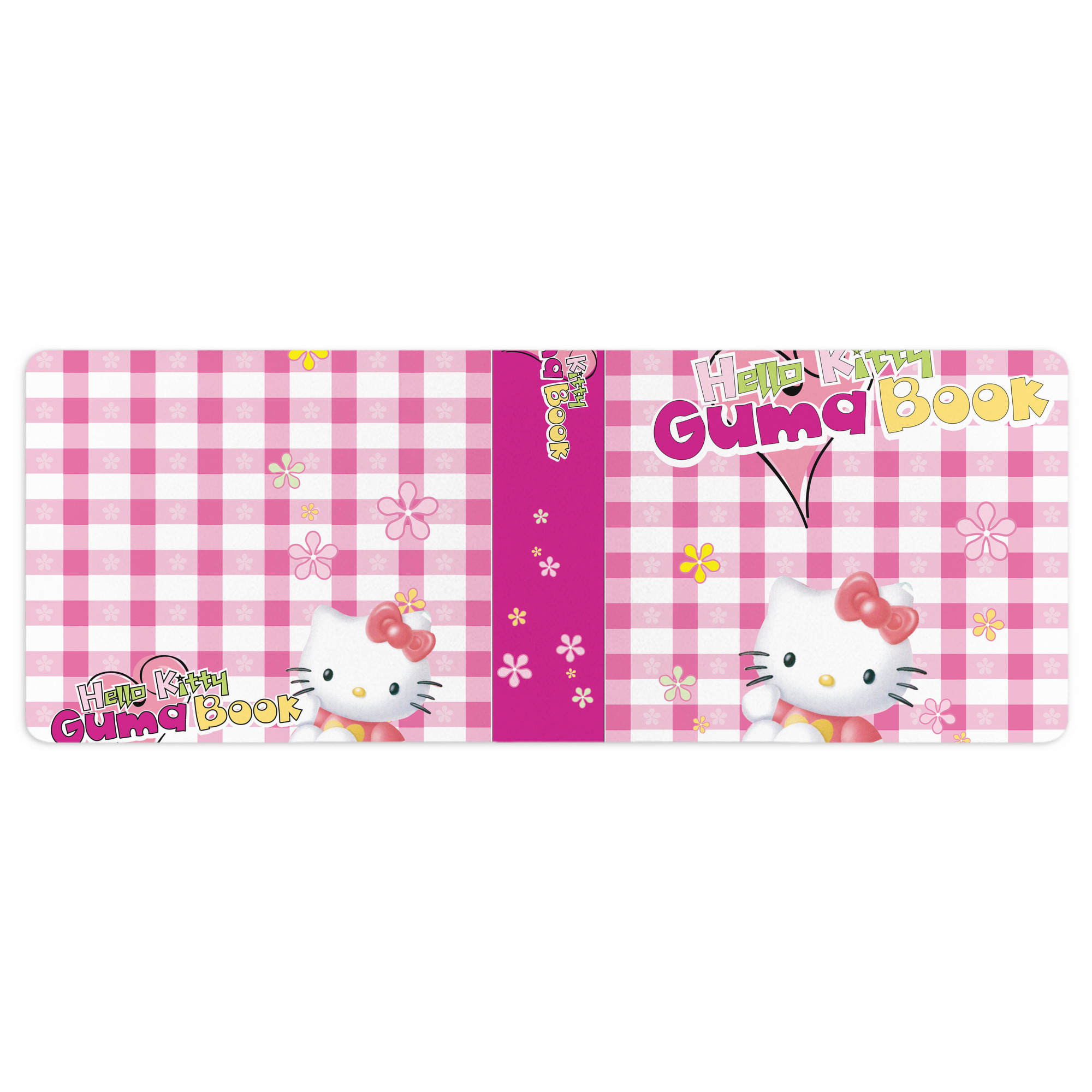 （画像用） Hello Kitty ハローキティ ステッチ加工 大判デスクマット／滑り止めマウスパッド