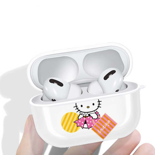 Hello Kitty ハローキティ 【AirPods Pro用】ハードシェル保護ケース 耐衝撃・防指紋・カラビナ付き商品仕様