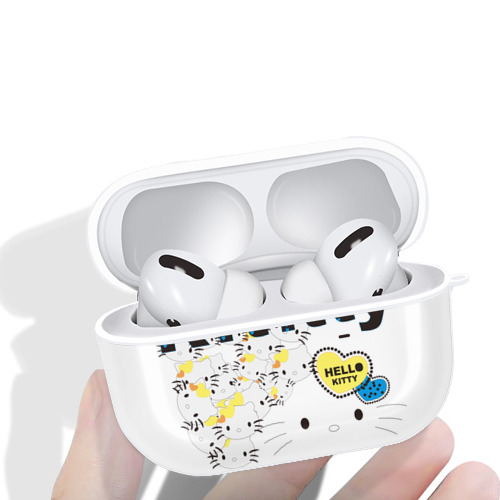 Hello Kitty ハローキティ 【AirPods Pro用】ハードシェル保護ケース 耐衝撃・防指紋・カラビナ付き商品仕様