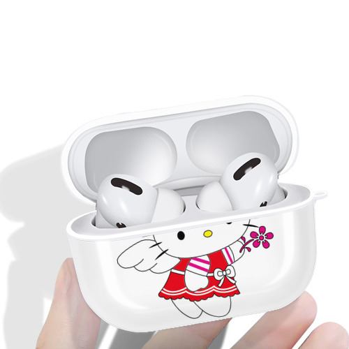 Hello Kitty ハローキティ 【AirPods Pro用】ハードシェル保護ケース 耐衝撃・防指紋・カラビナ付き商品仕様