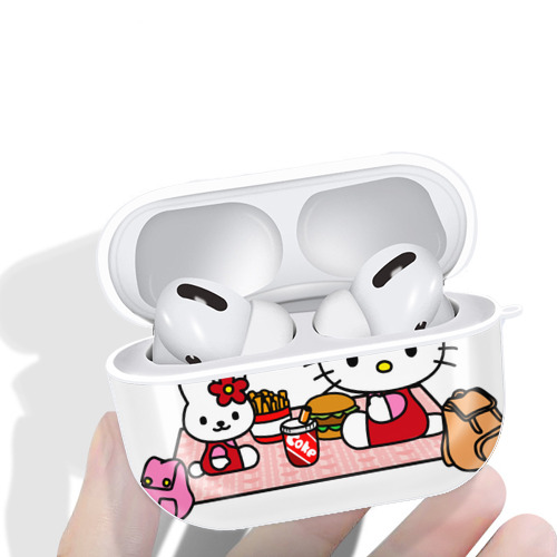 Hello Kitty ハローキティ 【AirPods Pro用】ハードシェル保護ケース 耐衝撃・防指紋・カラビナ付き商品仕様