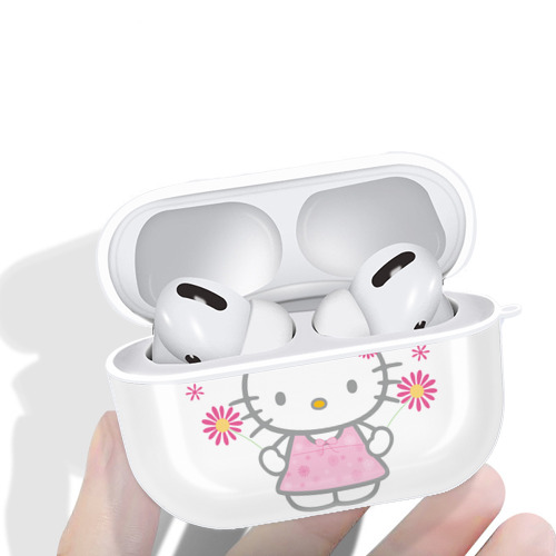 Hello Kitty ハローキティ 【AirPods Pro用】ハードシェル保護ケース 耐衝撃・防指紋・カラビナ付き商品仕様