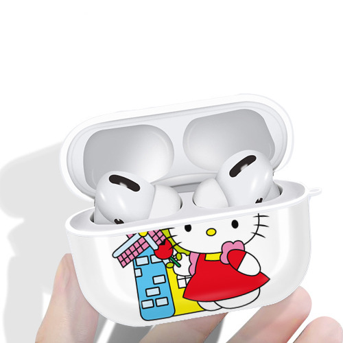 Hello Kitty ハローキティ 【AirPods Pro用】ハードシェル保護ケース 耐衝撃・防指紋・カラビナ付き商品仕様