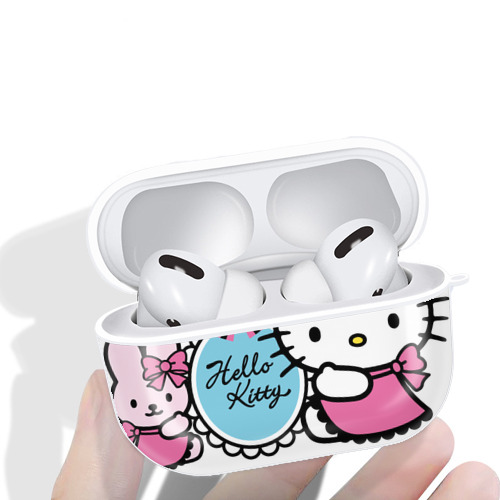 Hello Kitty ハローキティ 【AirPods Pro用】ハードシェル保護ケース 耐衝撃・防指紋・カラビナ付き商品仕様