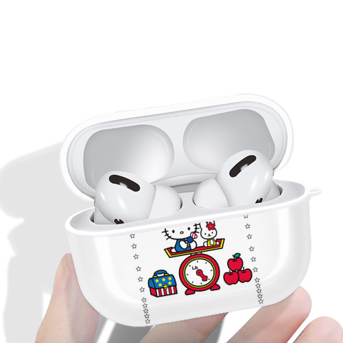 Hello Kitty ハローキティ 【AirPods Pro用】ハードシェル保護ケース 耐衝撃・防指紋・カラビナ付き商品仕様