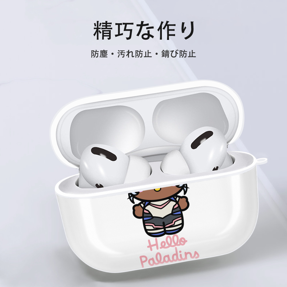 Hello Kitty ハローキティ 【AirPods Pro用】ハードシェル保護ケース 耐衝撃・防指紋・カラビナ付き商品仕様
