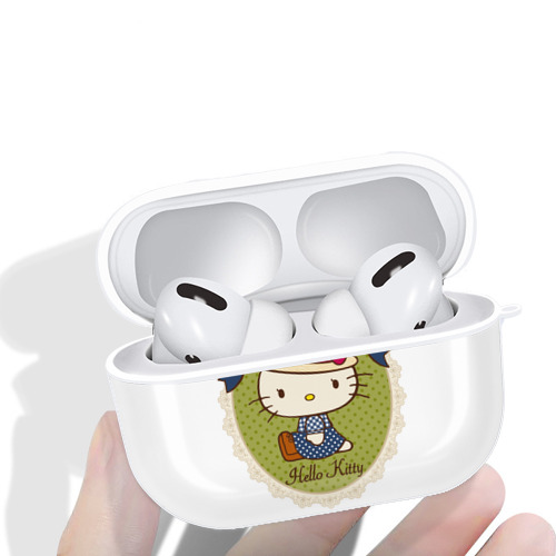 Hello Kitty ハローキティ 【AirPods Pro用】ハードシェル保護ケース 耐衝撃・防指紋・カラビナ付き商品仕様