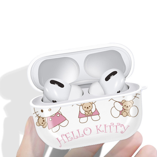 Hello Kitty ハローキティ 【AirPods Pro用】ハードシェル保護ケース 耐衝撃・防指紋・カラビナ付き商品仕様