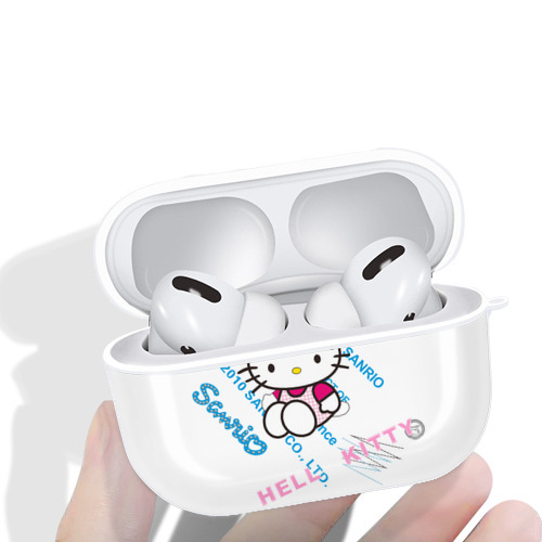 Hello Kitty ハローキティ 【AirPods Pro用】ハードシェル保護ケース 耐衝撃・防指紋・カラビナ付き商品仕様