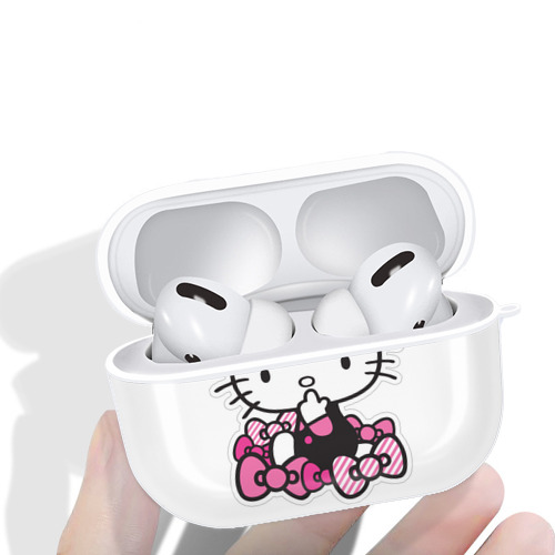 Hello Kitty ハローキティ 【AirPods Pro用】ハードシェル保護ケース 耐衝撃・防指紋・カラビナ付き商品仕様
