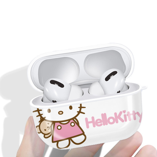 Hello Kitty ハローキティ 【AirPods Pro用】ハードシェル保護ケース 耐衝撃・防指紋・カラビナ付き商品仕様