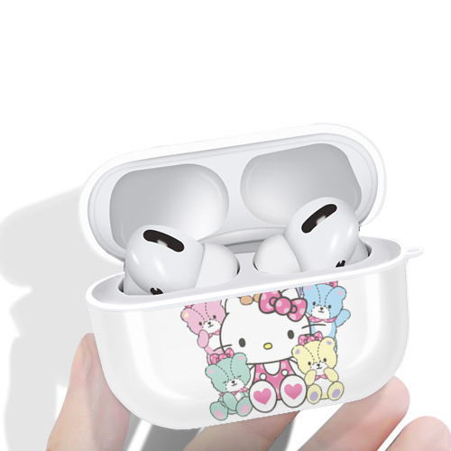 Hello Kitty ハローキティ 【AirPods Pro用】ハードシェル保護ケース 耐衝撃・防指紋・カラビナ付き商品仕様