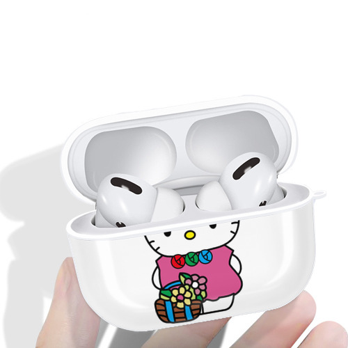 Hello Kitty ハローキティ 【AirPods Pro用】ハードシェル保護ケース 耐衝撃・防指紋・カラビナ付き商品仕様