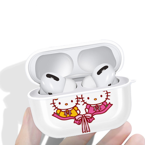 Hello Kitty ハローキティ 【AirPods Pro用】ハードシェル保護ケース 耐衝撃・防指紋・カラビナ付き商品仕様