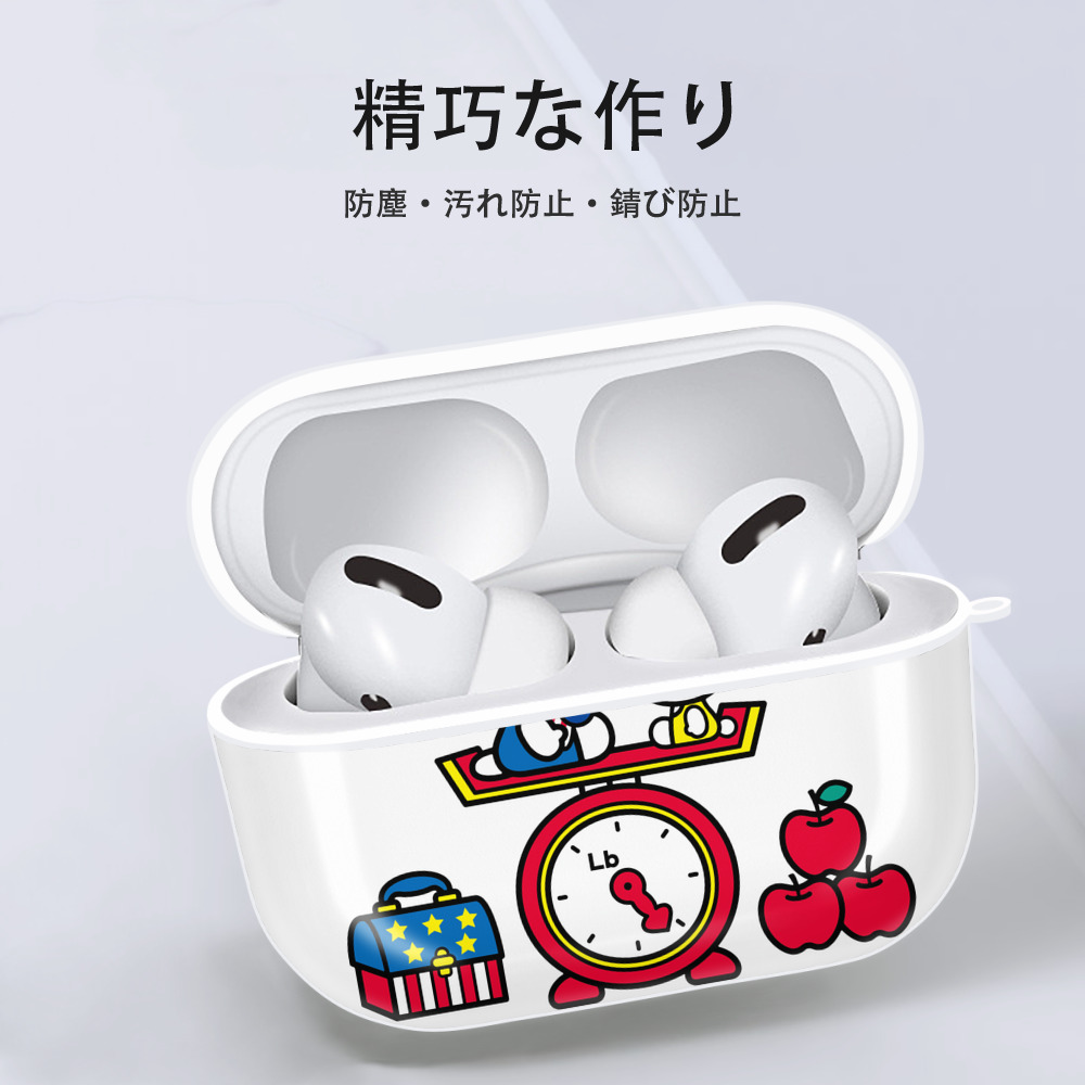 Hello Kitty ハローキティ 【AirPods Pro用】ハードシェル保護ケース 耐衝撃・防指紋・カラビナ付き商品仕様