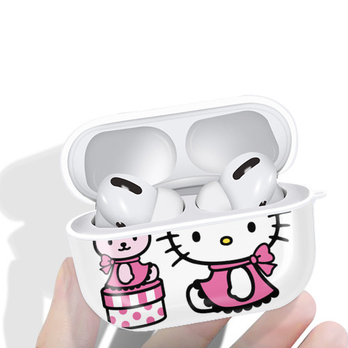 Hello Kitty ハローキティ 【AirPods Pro用】ハードシェル保護ケース 耐衝撃・防指紋・カラビナ付き商品仕様
